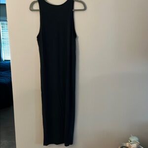 H&M Black Sleeveless Sheath Dress for Cocktail with Open Back